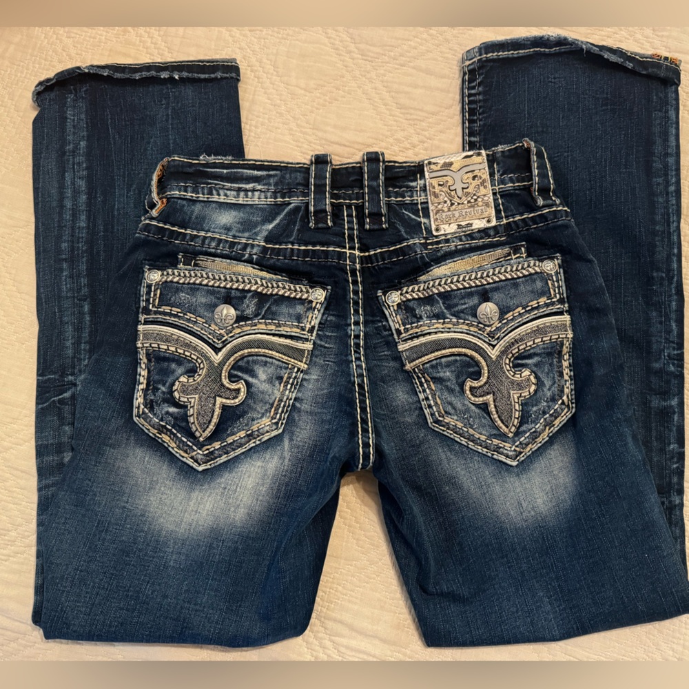 Rock Revival Dark Blue Jeans